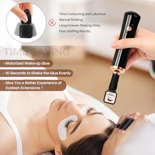 Glue Shaker for Eyelash Extensions, Black