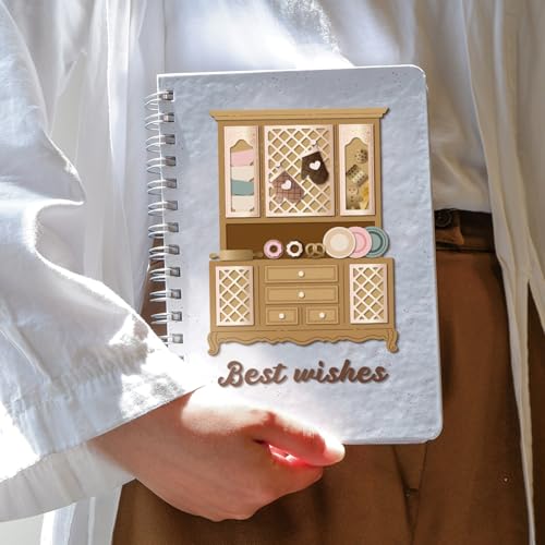 GLOBLELAND Cabinets Cutting Dies Bakery Metal Die Cuts Dessert Coffee Cutting Embossing Templates for Scrapbooking Craft Paper Cards Making - style: Cabinet
