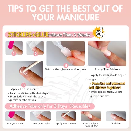 SXVME 30 Pcs Light Green French Tip Press on Nails Short Square, Acrylic Fake Nails Press ons, Small Coffin Acrylic Natural Nude Glue on Nails for Women, 15 Sizes - color: square mint green