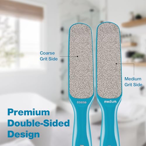 Probelle Double Sided Nickel Foot File Callus Remover, Blue - color: Blue