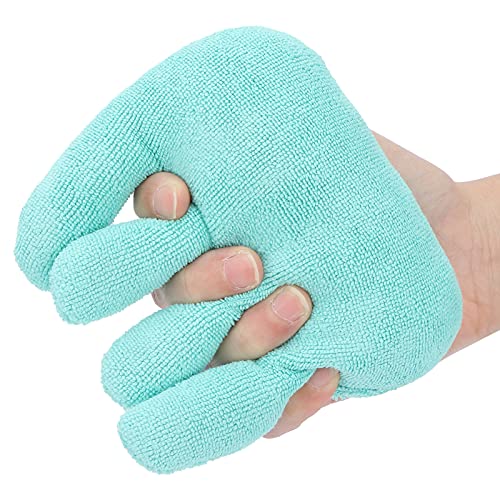Finger Contracture Cushion Cone, Hand Grip Aid with Finger Separator, Palm Support for Arthritis, Stroke, Elderly Hand, Soft Breathable Grabbing Pad Protector