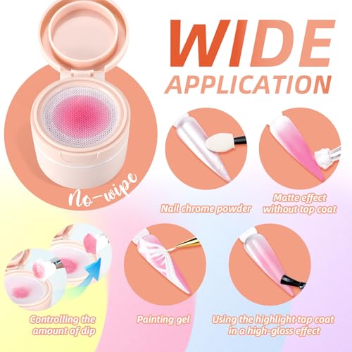 Cushion Gradient Painting Gel, Ombre Nails Aura Nails - color: Black
