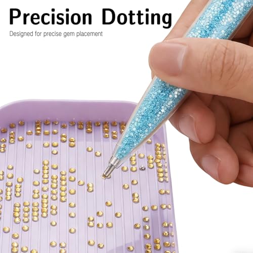 Duck Rhinestone Picker Tool - Diamond Art Pens Accessories for Precision Gem Placement,Tools for Diamond Painting & Nail Art Craft(Set of 3)