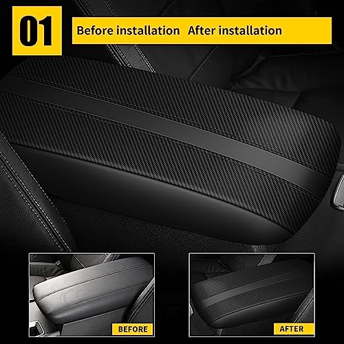 AOMSAZTO Armrest Console Covers for 2013-2018 Nissan Altima Carbon Fiber - color: Black Carbon Fiber, size: 2013-2018