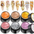 SAVILAND 3D Sculpture Gel Set, No-Wipe Non-Sticky Builder Nail Gel - color: A1-Metallic 3D Sculpture Gel