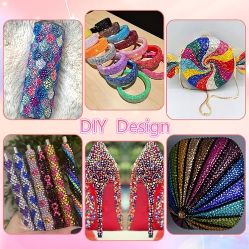 RODAKY Resin Jelly Rhinestones for Crafting Bedazzling,2-6MM Rhinestones for Nails Art,Light Pink AB Nail Rhinestone and Gems,Nail Diamond Flatback Gems Crystals Charms for Nail Design DIY Makeup - color: Jelly Light Pink AB