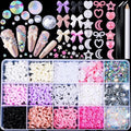FANDAMEI Nail Charms and Gems, Charms for Nails Design, Nail Art Charms, Nail Design Kit, Rhinestones for Nails, Nail Gems, Bow Charms for Nails, 3D Flowers for Nails, Pearls for Nails