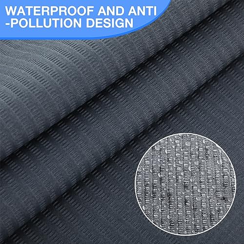 Newwiee 250 Pcs Disposable Nail Table Towels Mat, 13'' x 18'' Patient Bibs 3 Ply Waterproof Tattoo Bibs Nail Towels Paper Tray Covers Clean Pads Tattoo Supplies (Black) - color: Black