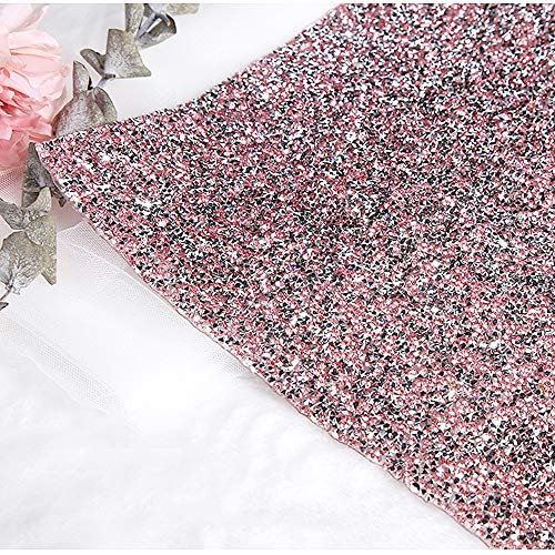 EBANKU Shiny Nail Art Table Mat, Foldable Nail Art Hand Pad - color: Reddish Brown