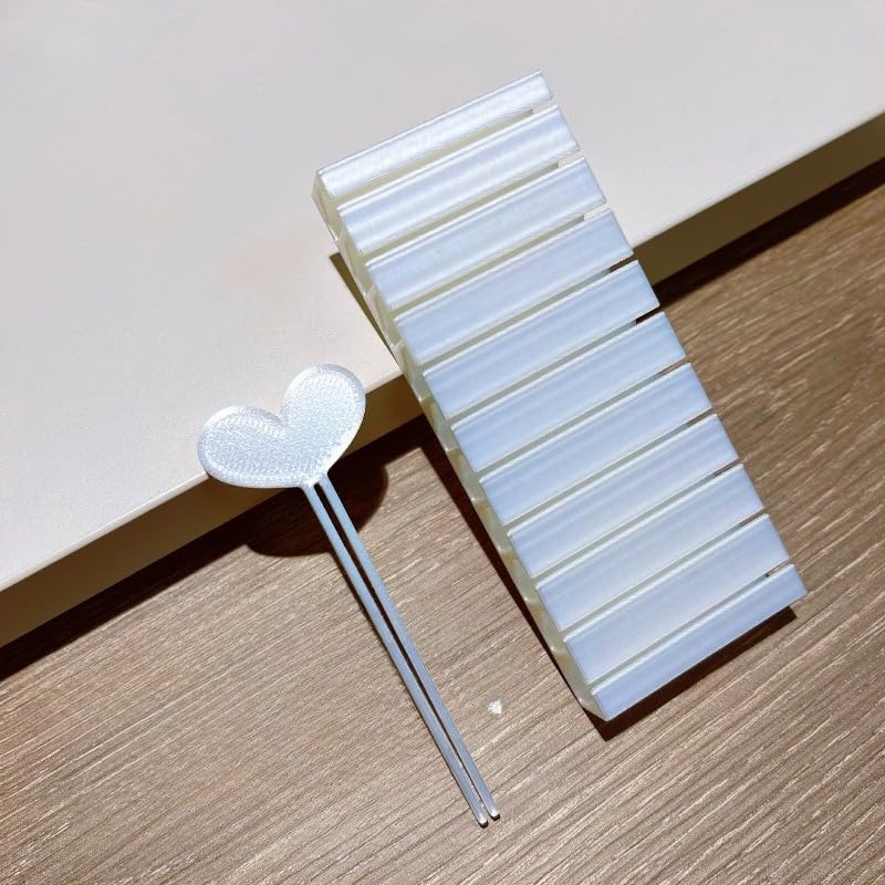 White Nail Transfer Foil Storage Box Organizer for Manicure Art - color: White