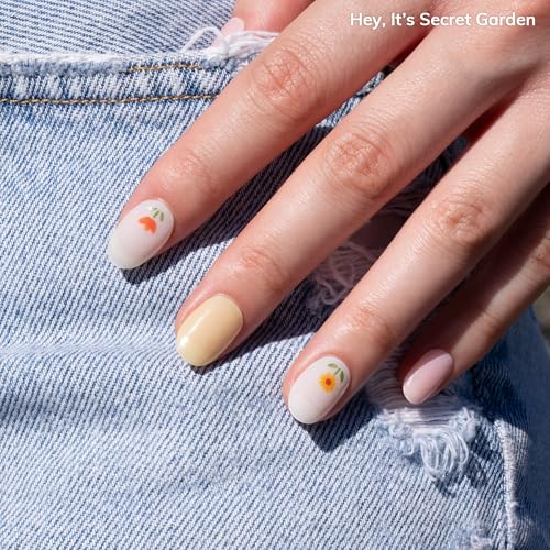 Heyhae Semi Cured Gel Nail Strips - Hey, It’s Secret Garden