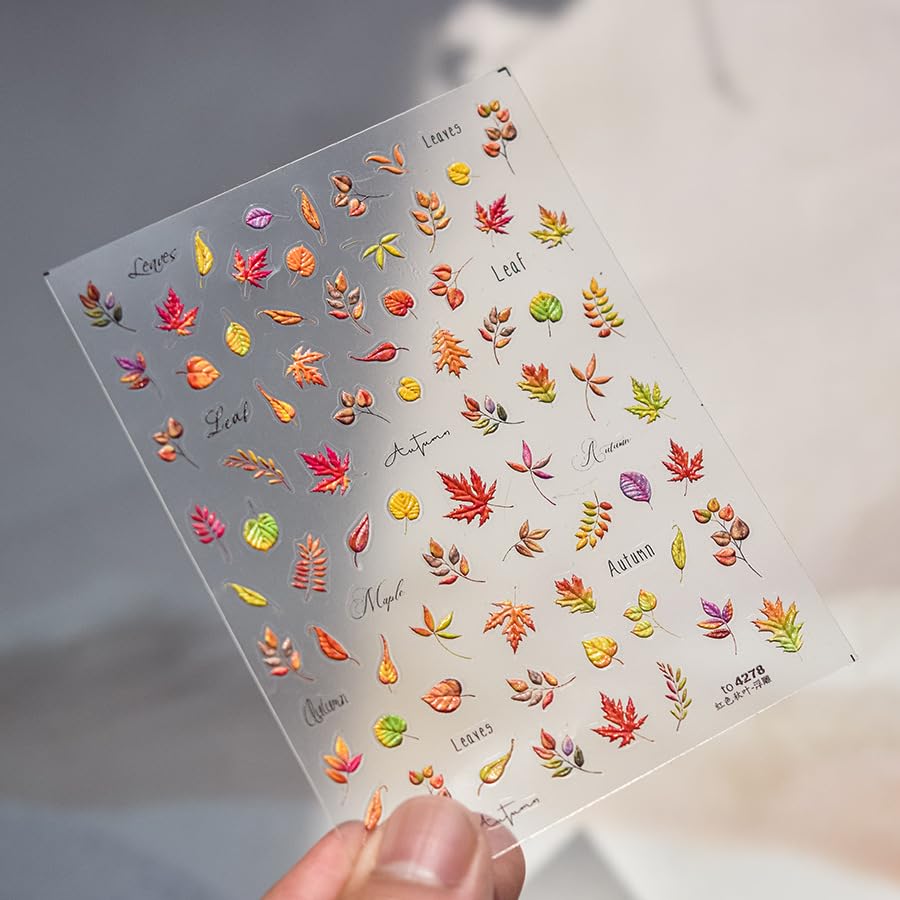 5D Embossed Flower Stickers for Nail Art White Floral Self-Adhesive Pearls Nail Art Decals for Women Nail Supplies Art Design Stickers (to4278) - style: to4278