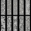 20 Rolls White Lace Nail Foil Transfer for Gel Acrylic