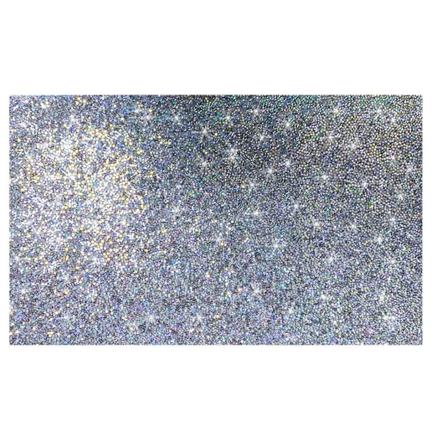 EBANKU Shiny Nail Table Mat, Nail Art Hand Rest Pad(Silver) - color: Silver