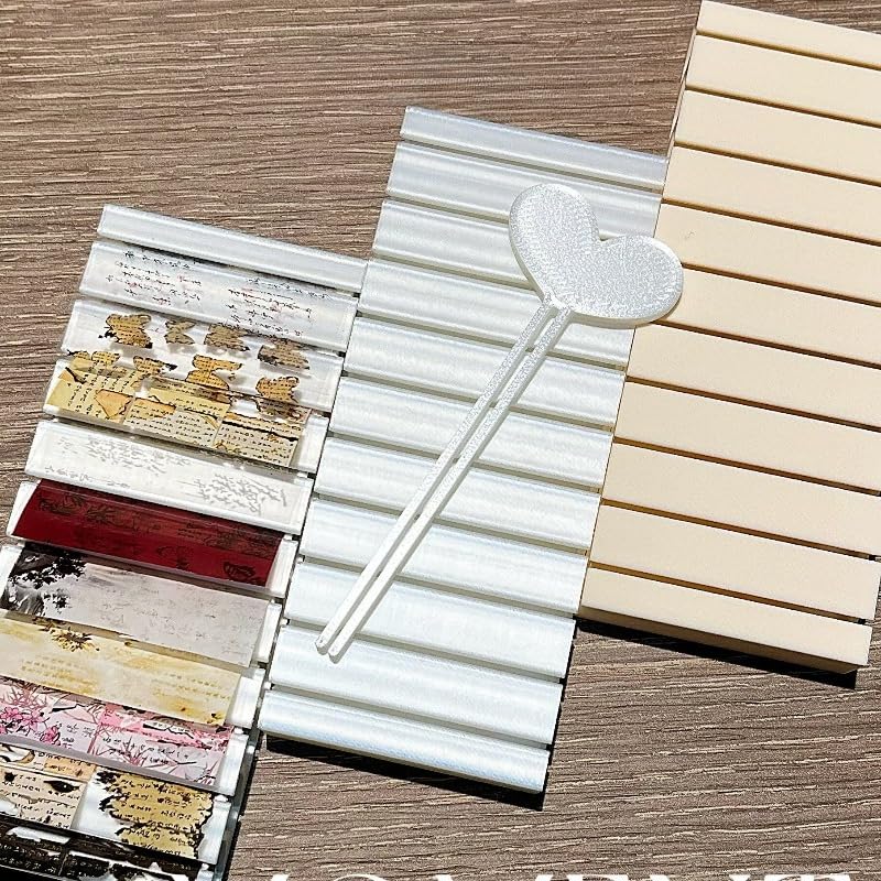 White Nail Transfer Foil Storage Box Organizer for Manicure Art - color: White